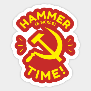 Hammer And Sickle Time Sticker